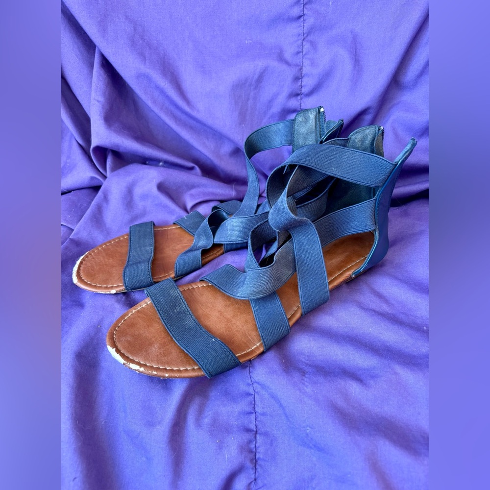 Blue Sandals